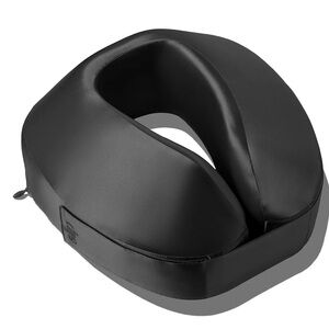 Slip Black Silk Jet setter neck pillow travel Accessory